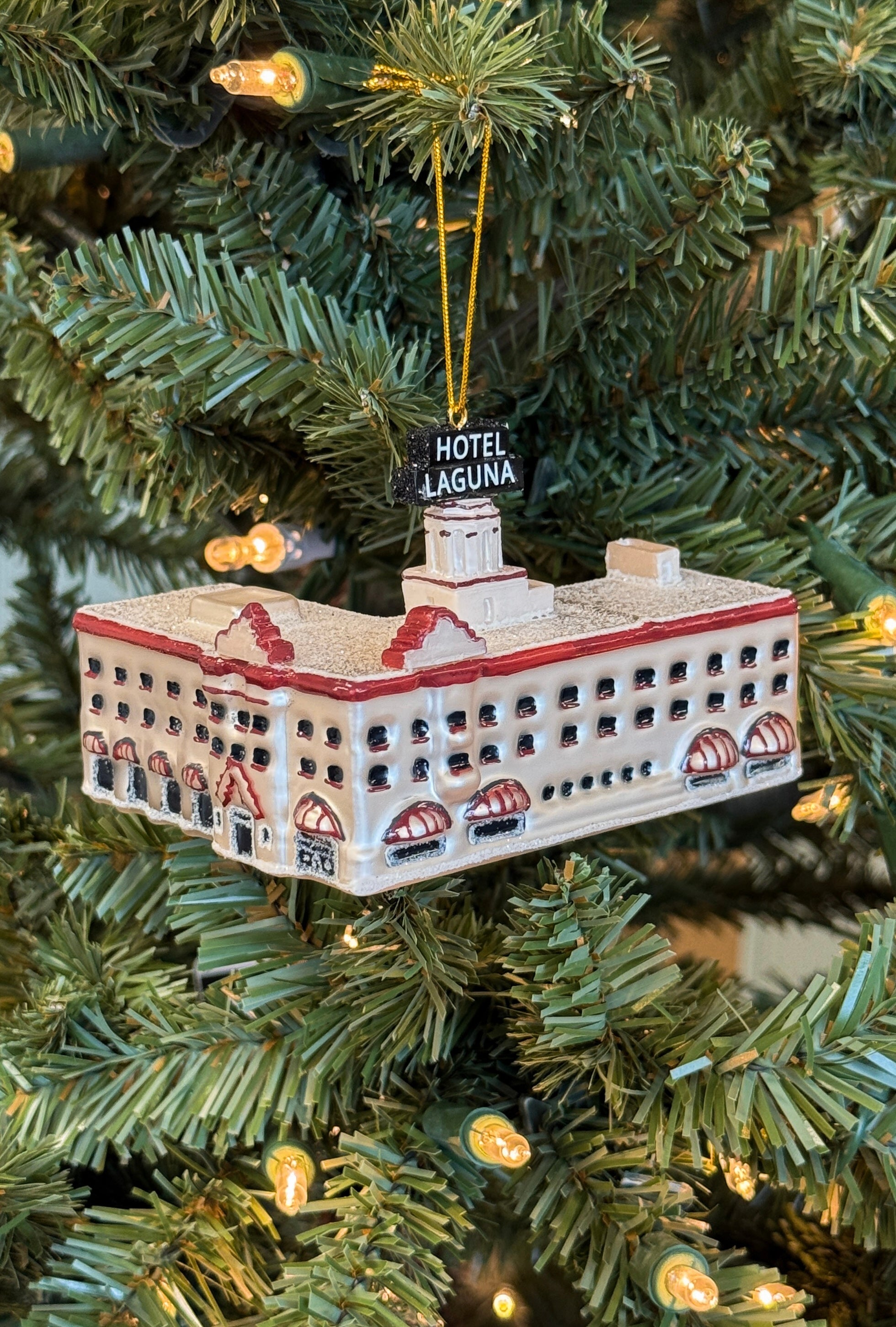 Hotel Laguna Christmas Ornament – Laguna Beach – Iconic Ornaments
