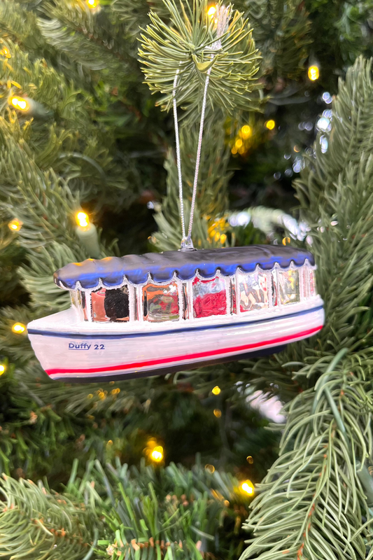 Balboa Duffy Boat Ornament