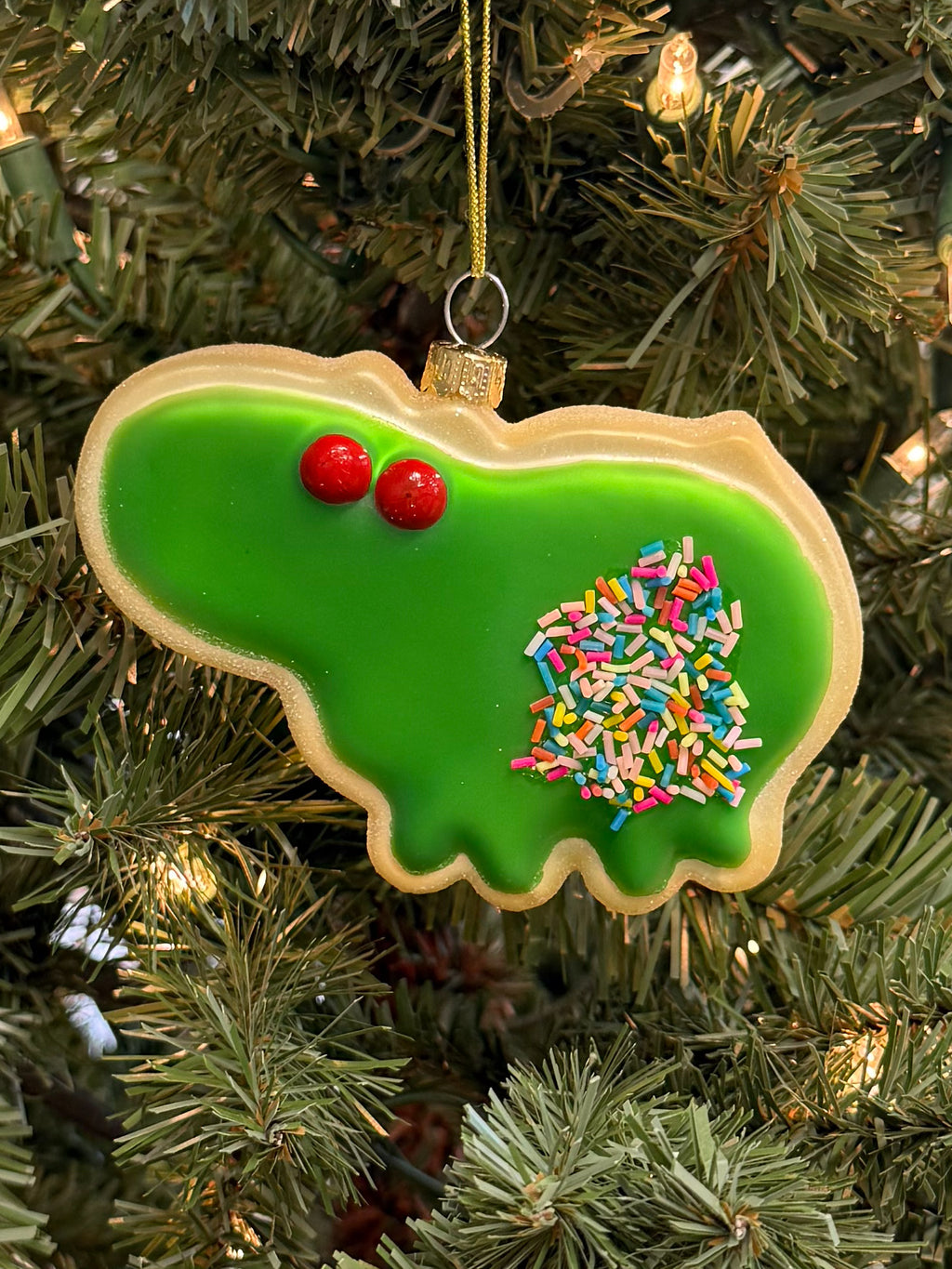 Dad's Bananas Hippo Cookie Ornament